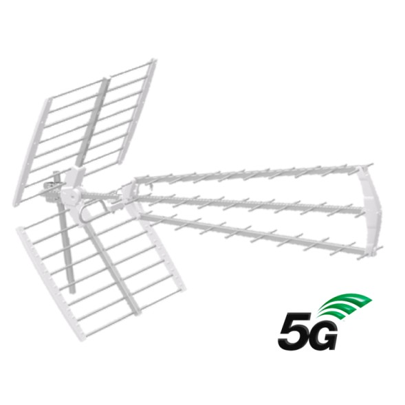 Antena UHF NOVAMAX NV010001G - 17 dB, 5G pasiva