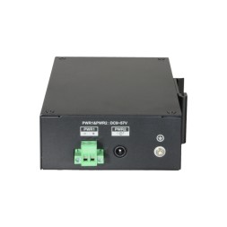 Switch de 8 puertos 10/100/1000 POE 120W + x1 UPLINK 10/100/1000 + x2SFP, para montaje en carril DIN