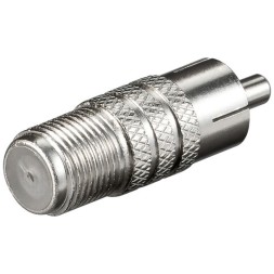 Adaptador F hembra a RCA macho 11845 TT