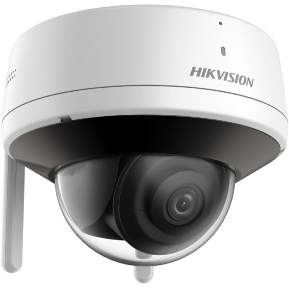 Cámara IP domo HiWatch HWI-D222H-DW - 2 MP, lente fija 2.8 mm, IR 30 m, WiFi, IP66, audio bidireccional