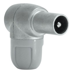 Conector CEI macho acodado TELEVES 4130 - RG-6 75Ω