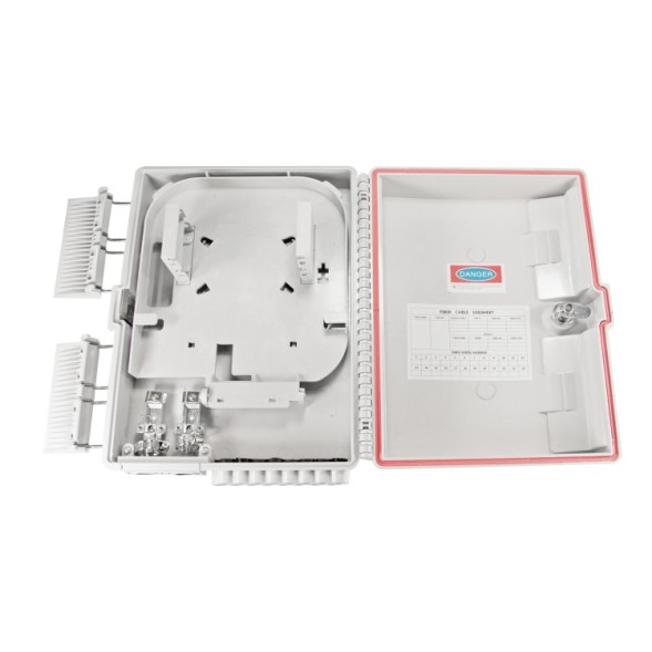 Caja 16 F.O. exterior. Admite splitter cassette hasta 1:16