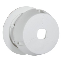 Caja de conexiones para cámaras domo - Plástico - 56-101 mm (diámetro base). Blanco