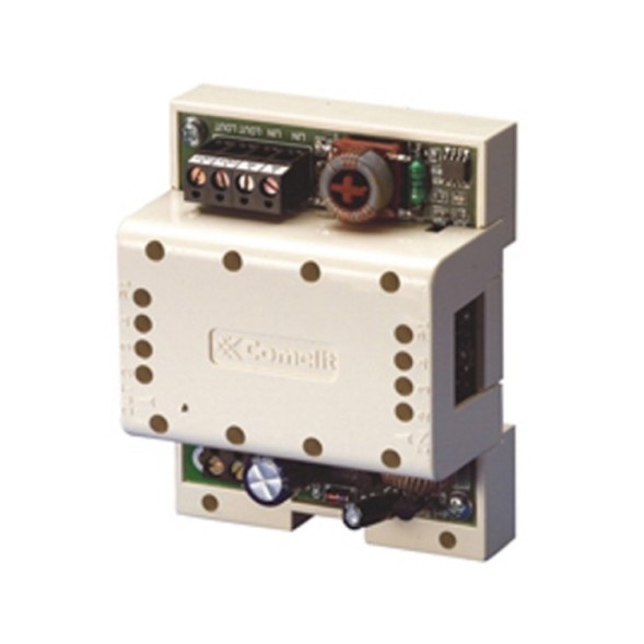 Amplificador de bus Comelit 4833C - Simplebus 1, regenera señal vídeo, montaje DIN 4 módulos