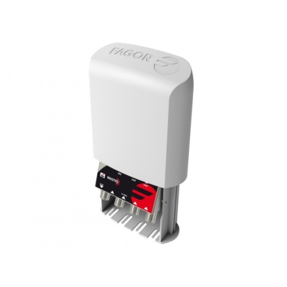 Amplificador de mástil 5G, 1 Entrada, 1 Salida. UHF (C21/48), 35 dB, 108BµV,