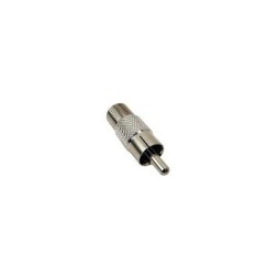 Adaptador F hembra a RCA hembra