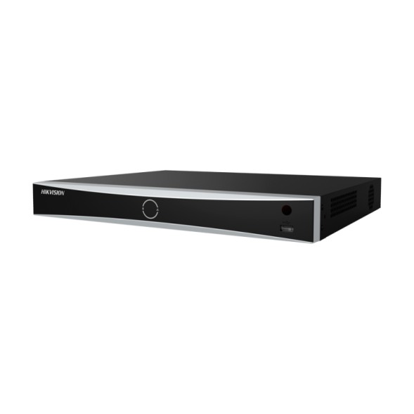 NVR 8ch IP 12Mpx, 80Mbps, H.265+, 2 HDD. Motion Detection 2.0. Reconocimiento facial 4ch