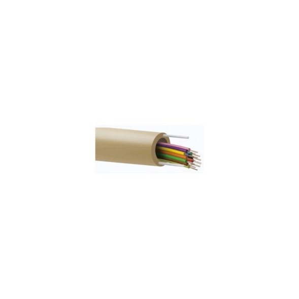 Cable 48F G657A2, 24Tx2F, RISER, monomodo, ajustada, CPR-DCA, LSZH, para interior. Bobina 2000mts/Corte