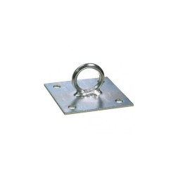 Placa argolla vientos base de 90x90mm. Grosor base 2,2mm