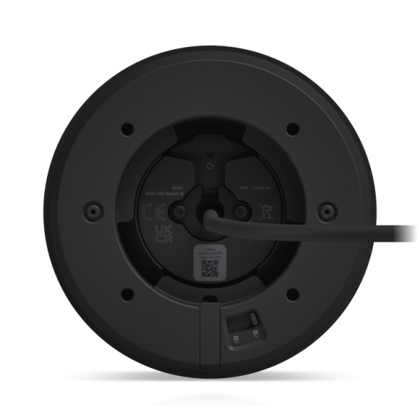 Cámara Turret Ubiquiti 4K UVC-G6-Turret-B - IA, PoE, 8MP