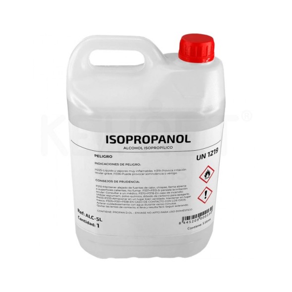 Alcohol isopropílico Keynet ALC-5L para limpieza de fibra óptica