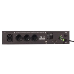 SAI 600VA / 360W x5 AC (3 Schuko + 2 IEC). Para Rack