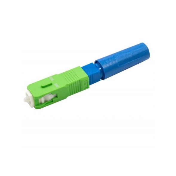 Conector SC/APC fusión, monomodo