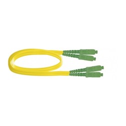 Latiguillo DX SC/APC-SC/APC, 1,9mm LSZH-FR amarilla 10mts