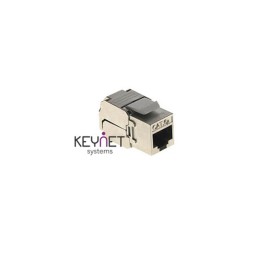 Keystone Cat6A FTP 180º, metalico, Certificado DELTA. Tooless