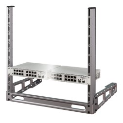 Kit rack MikroTik RMK-2x10/19 - 1U para 2 switches CSS318