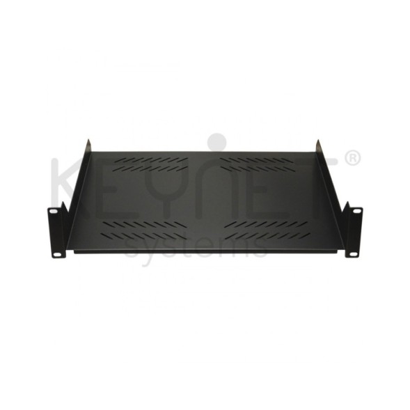Bandeja fija de F400mm 2U para racks 19" de fondo 400mm