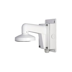 Soporte de pared Hikvision DS-1272ZJ-110B - Aleación aluminio, carga 1.5 kg, con caja de conexión, interior/exterior, compatibl