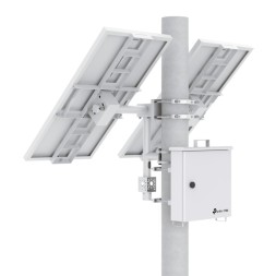 Soporte panel solar 180W VIGI TP-Link VIGI 180W Solar Mount - acero galvanizado, ajuste 5-55°, poste