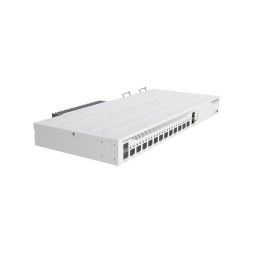 Cloud Core de 4 núcleos a 1,7 Ghz, 4Gb de RAM, 1 puertos Gb, x12 SFP+, x2 25G SFP28. RouterOS, Level 6. Para montaje en Rack