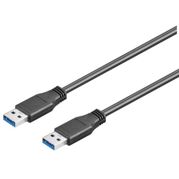Cable USB 3.0 NIMO WIR1168 - USB-A macho/macho, 3 m, negro