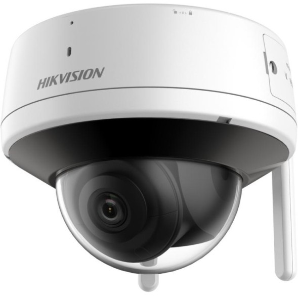 HIKVISION HIWATCH Cámara IP domo HiWatch HWI-D222H-DW - 2 MP, lente fija 2.8 mm, IR 30 m, WiFi, IP66, audio bidireccional