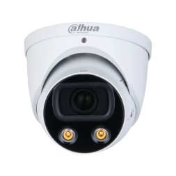 Cámara IP domo, 8Mpx, Iluminación  blanca 50mts, fija 2.8mm, H265+, PoE802,3af, IP67