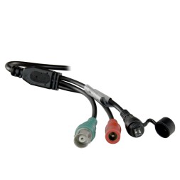 Cámara bullet 4 en 1, 5Mpx, 5-50mm, IR 80mts. IP66, blanca.