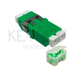 Adaptador LC/APC SM Dúplex Monomodo con Bloqueo sin Asas