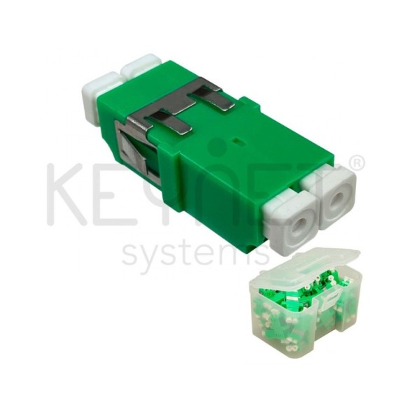 Adaptador LC/APC SM Dúplex Monomodo con Bloqueo sin Asas