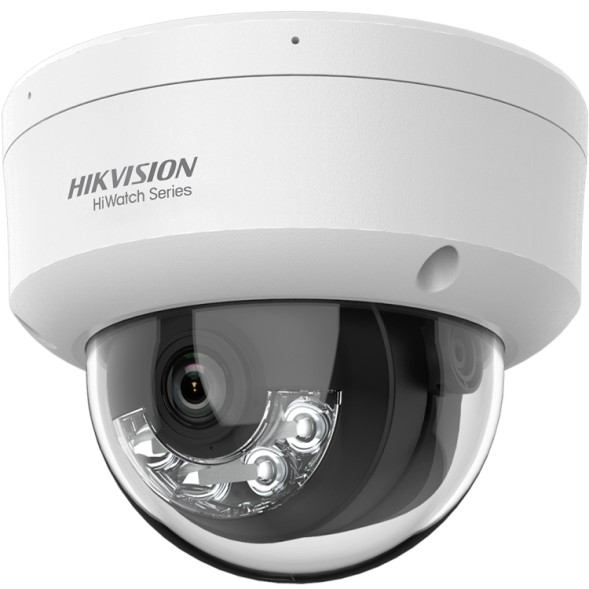 HIKVISION HIWATCH Cámara IP Domo HiWatch HWI-D140HA-LUC - 4 MP, lente fija 2.8 mm, IR 20 m, PoE, detección humana
