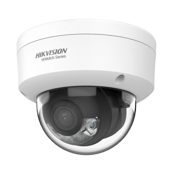 HIKVISION HIWATCH Cámara IP Domo HiWatch HWI-D140HA-LUC - 4 MP, lente fija 2.8 mm, IR 20 m, PoE, detección humana