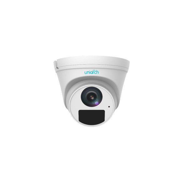 DAHUA Cámara IP domo, 4Mpx, Smart IR 30mts, fija 2.8mm, H265+, PoE802,3af, WIZSENSE, IP67. Micrófono