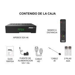 Супутниковий приймач Apebox S2X 4K - DVB-S2X, Multistream, UHD