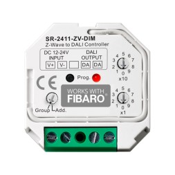 Pasarela Zwave a DALI para control Dimmer y regulador fuentes lumínica.
