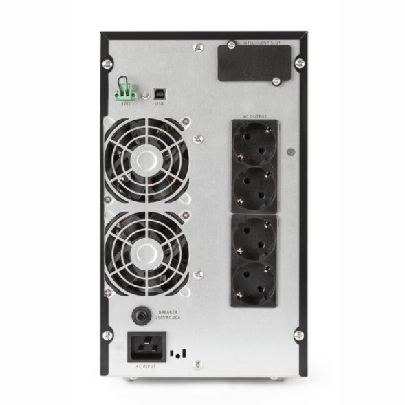 SAI de 3000 VA On-line, 2700W, Shucko, Puerto USB, Bateria AGM (plomo-Calcio). Formato Torre