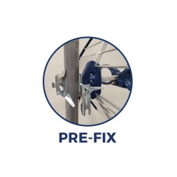 Antena 5G UHF pasiva  (470 - 694 MHz) con conector F.G: 17dB. Filtro 5G. Alto rechazo
