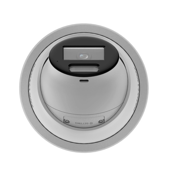 Cámara IP domo, 8MPx, IR 30mts, 2.8mm, H.265+, PoE802.3af.  IP67, Motion Detection 2.0 de humanos y vehículos