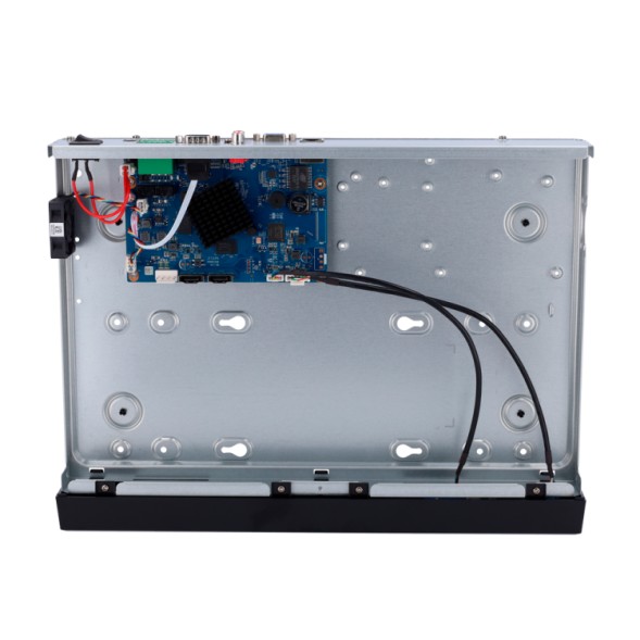 NVR 16ch IP hasta 12Mpx, 384Mbps, H.265, 2 HDD