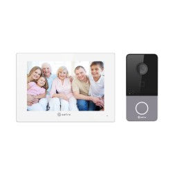 Kit videoportero IP Wifi (sólo placa) para superficie, lector Mifare. MicroSD App móvil P2P