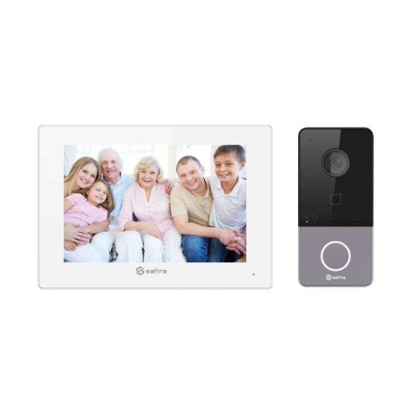Kit videoportero IP Wifi (sólo placa) para superficie, lector Mifare. MicroSD App móvil P2P