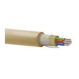 Cable 24F, G657A2, SM, 4Tx6F, ajustada, CPR-ECA, LSZH, interior, diámetro 8mm. Bobina 2000mts/Corte