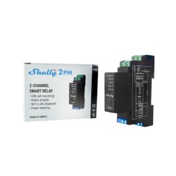 Rele inteligente Shelly Pro 2PM - 2 canales DIN medicion