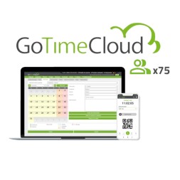 Програмне забезпечення ZKTeco ZK-GOTIMECLOUD-75 - Хмара, 75 користувачів