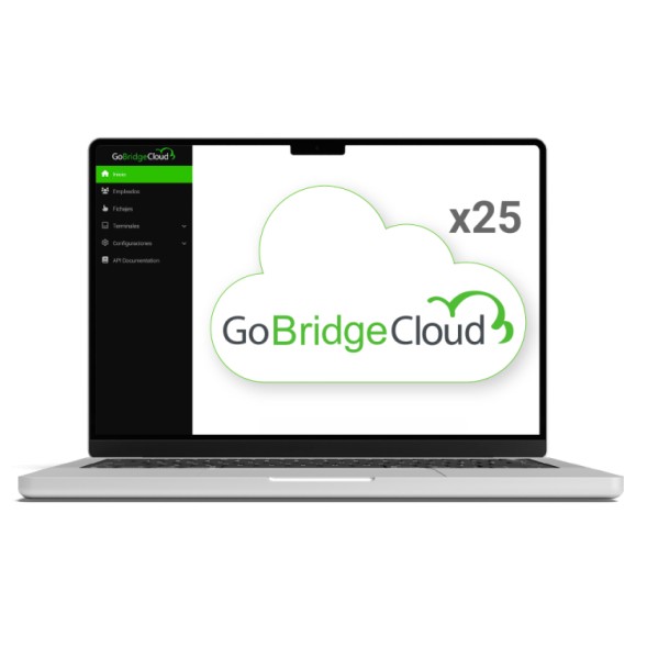 Програмне забезпечення ZKTeco ZK-GOBRIDGECLOUD – хмара, 25 користувачів