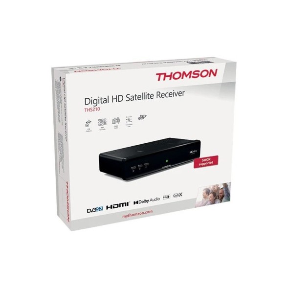 Ресивер SAT (S2), FULL HD, H.264. 1 USB, 1 SCART, PVR, 1 аудіо L/R, S/PDIF. З опцією PVR і батьківським контролем.