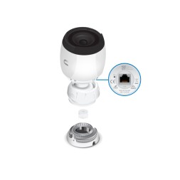 Pack de 3 cámara IP bullet, 4K 8Mpx, 24 FPS, IR 15mts, lente F 4.1mm - 12.3mm. PoE 802.3af. IP67