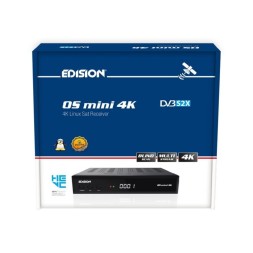 Міні-приймач Linux SAT 4K, Openpli, H.265, PVR, Ethernet, x1 зчитувач карток