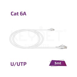 Latiguillo Cat6A U/UTP KEYNET TL-6AUTJ-03 - LSZH 3m