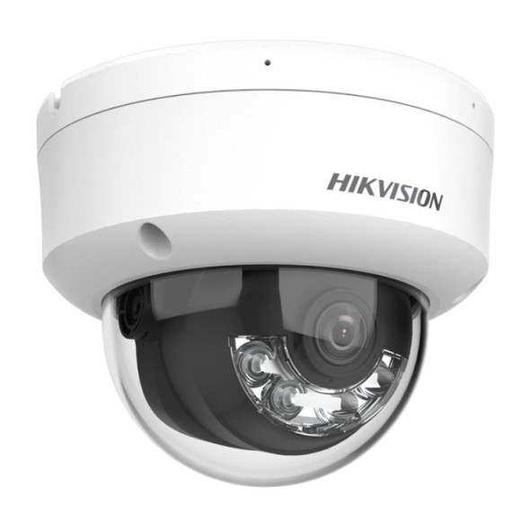 Cámara IP domo gama Value, 8MPx, IR 30mts, 2.8mm, H.265+, PoE802.3af. Audio, IP67